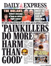 Daily Express (UK) Newspaper Front Page for 4 August 2020