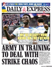 Daily Express (UK) Newspaper Front Page for 5 December 2022