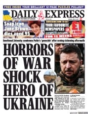 Daily Express (UK) Newspaper Front Page for 5 April 2022