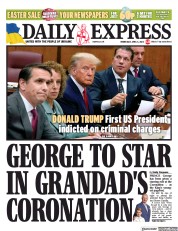 Daily Express (UK) Newspaper Front Page for 5 April 2023