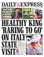 Daily Express front page for 5 April 2025