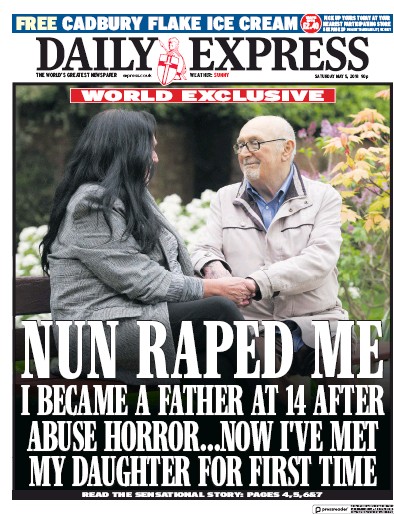 Daily Express Newspaper Front Page (UK) for 5 May 2018