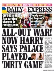Daily Express front page for 6 December 2022