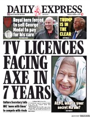 Daily Express (UK) Newspaper Front Page for 6 February 2020