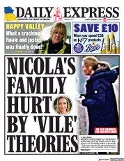 Daily Express front page for 6 February 2023
