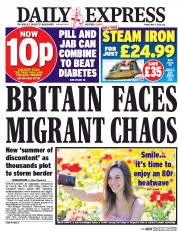 Daily Express (UK) Newspaper Front Page for 6 May 2016