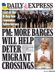 Daily Express (UK) Newspaper Front Page for 6 June 2023