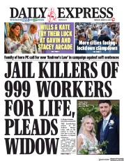 Daily Express (UK) Newspaper Front Page for 6 August 2020