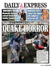 Daily Express (UK) Newspaper Front Page for 7 February 2023