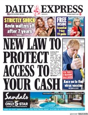 Daily Express (UK) Newspaper Front Page for 7 March 2020
