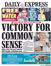 Daily Express (UK) Newspaper Front Page for 7 April 2018