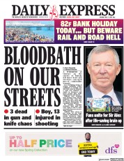 Daily Express (UK) Newspaper Front Page for 7 May 2018