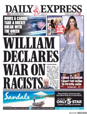 Daily Express (UK) Newspaper Front Page for 7 September 2019