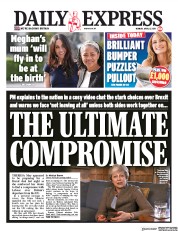 Daily Express (UK) Newspaper Front Page for 8 April 2019