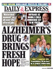 Daily Express (UK) Newspaper Front Page for 8 June 2021