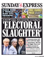 Daily Express Sunday (UK) Newspaper Front Page for 11 June 2023