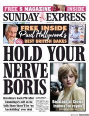 Daily Express Sunday (UK) Newspaper Front Page for 15 November 2020