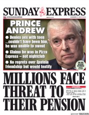 Daily Express Sunday (UK) Newspaper Front Page for 17 November 2019