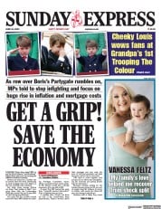 Daily Express Sunday (UK) Newspaper Front Page for 18 June 2023
