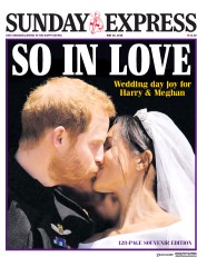 Daily Express Sunday (UK) Newspaper Front Page for 20 May 2018