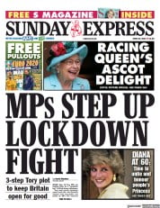Daily Express Sunday (UK) Newspaper Front Page for 20 June 2021