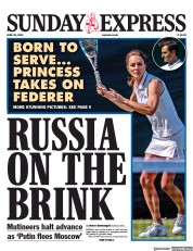 Daily Express Sunday front page for 25 June 2023