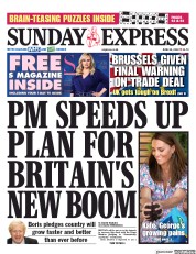 Daily Express Sunday (UK) Newspaper Front Page for 28 June 2020