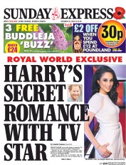 Daily Express Sunday (UK) Newspaper Front Page for 30 October 2016