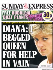 Daily Express Sunday (UK) Newspaper Front Page for 30 July 2017