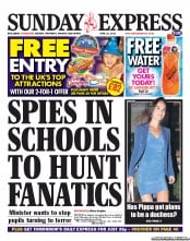 Daily Express Sunday Newspaper Front Page (UK) for 12 June 2011