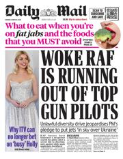 Daily Mail front page for 10 March 2025