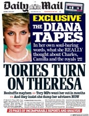 Daily Mail (UK) Newspaper Front Page for 10 June 2017
