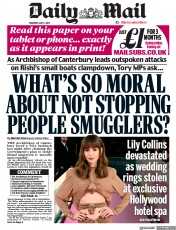 Daily Mail front page for 11 May 2023