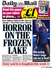 Daily Mail (UK) Newspaper Front Page for 12 December 2022
