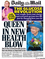 Daily Mail (UK) Newspaper Front Page for 12 March 2022