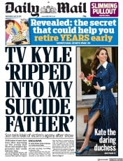 Daily Mail (UK) Newspaper Front Page for 15 May 2019