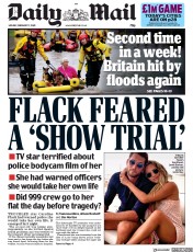 Daily Mail (UK) Newspaper Front Page for 17 February 2020