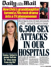 Daily Mail (UK) Newspaper Front Page for 17 April 2023