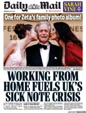 Daily Mail front page for 17 May 2023