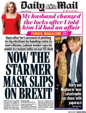 Daily Mail (UK) Newspaper Front Page for 18 May 2023