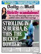 Daily Mail (UK) Newspaper Front Page for 18 September 2017