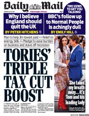 Daily Mail (UK) Newspaper Front Page for 19 May 2022