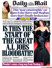 Daily Mail (UK) Newspaper Front Page for 19 May 2023