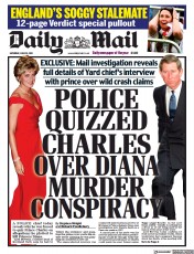 Daily Mail (UK) Newspaper Front Page for 19 June 2021