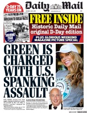 Daily Mail (UK) Newspaper Front Page for 1 June 2019