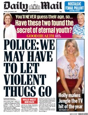 Daily Mail (UK) Newspaper Front Page for 20 November 2018