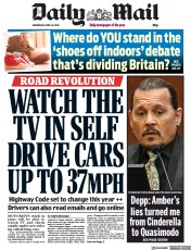 Daily Mail (UK) Newspaper Front Page for 20 April 2022