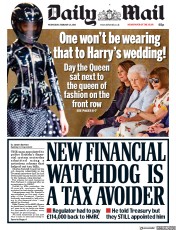 Daily Mail (UK) Newspaper Front Page for 21 February 2018