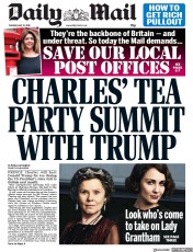 Daily Mail (UK) Newspaper Front Page for 21 May 2019