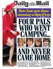 Daily Mail front page for 22 November 2023